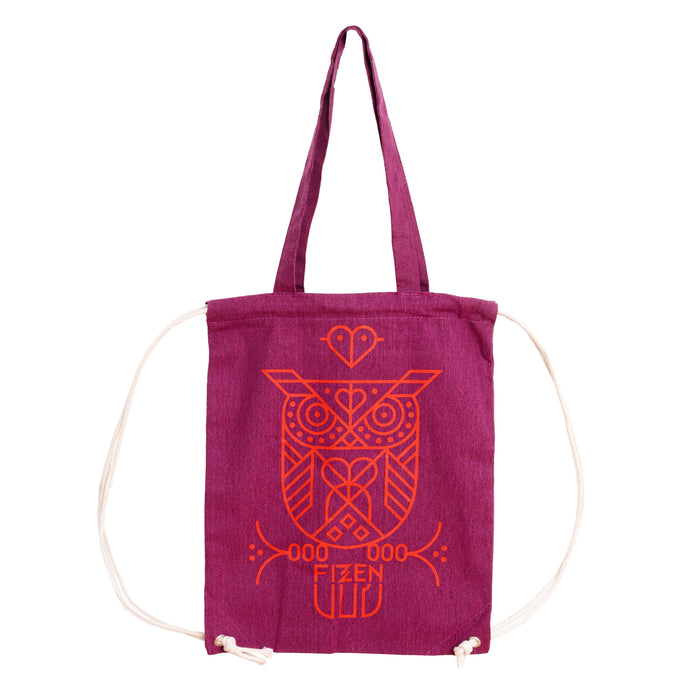 Eulen-Bag Himbeere / Strahlendes Licht