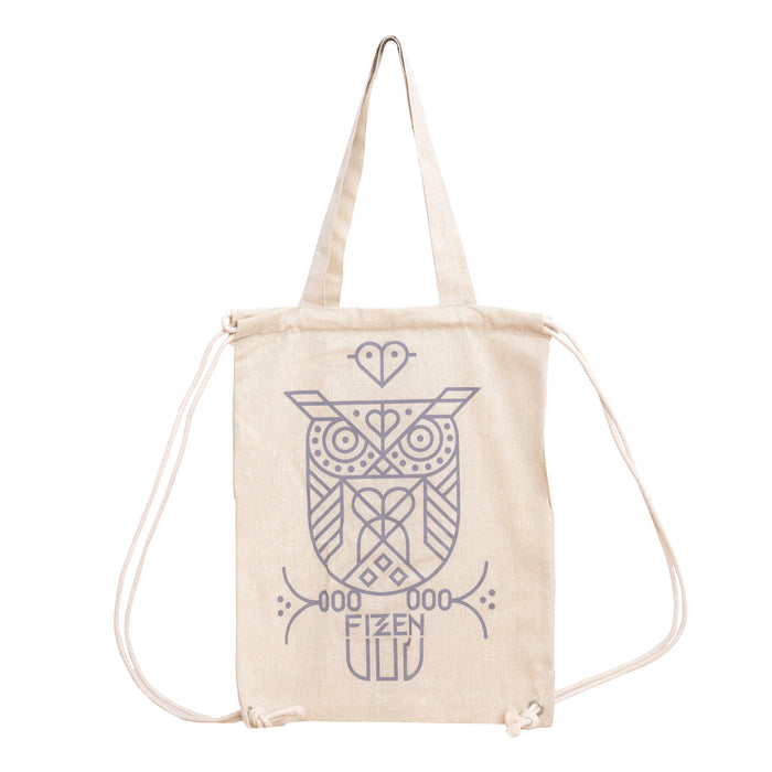 Eulen-Bag Natur / Elefantenhaut