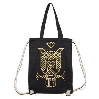 Eulen-Bag Schwarz / Zitronentropfen